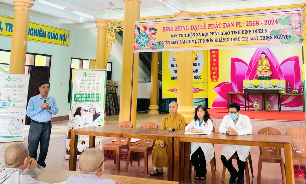 Khám và Mổ mắt từ thiện trong tuần lễ Phật Đản PL. 2568 – 2024.